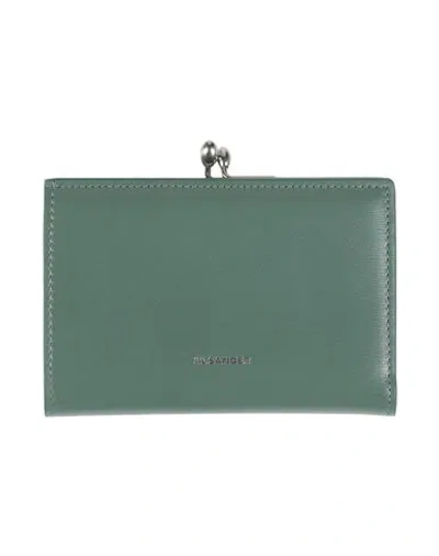 Jil Sander Woman Wallet Green Size - Leather