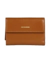 Jil Sander Woman Wallet Tan Size - Leather In Brown
