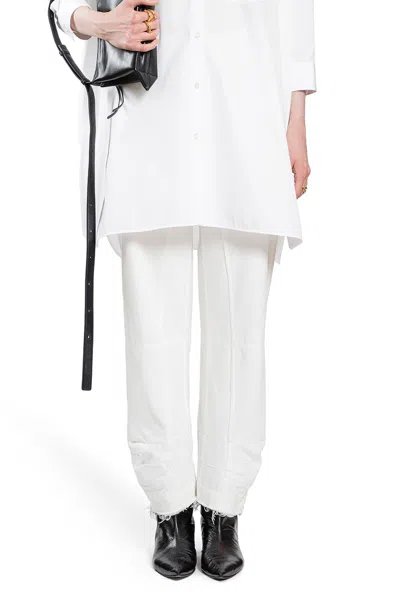Jil Sander Woman White Jeans
