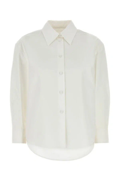 Jil Sander Woman White Poplin Shirt