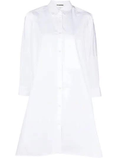 Jil Sander Woman White Shirt J05 Dl0007