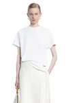 Jil Sander Woman White T-shirts & Tank Tops In White