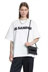 Jil Sander Relaxed-fit Cotton T-shirt With Bold Logo In White