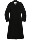 Jil Sander Woman`s Coat 53 In Black