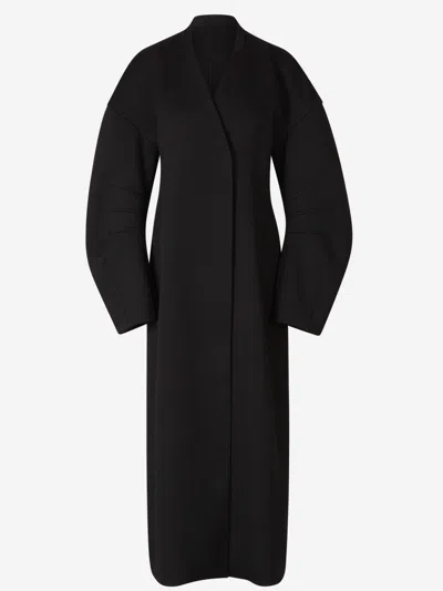 Jil Sander Woman`s Coat 53 In Black