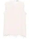 Jil Sander Woman`s Slvs Cn Knitted Top