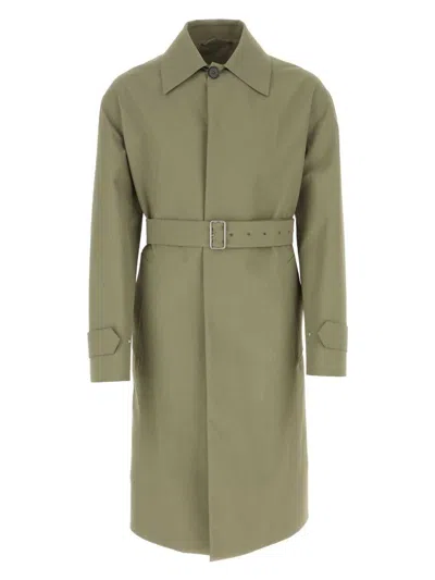 JIL SANDER WOMEN'S ARMY COTTON TRENCH COAT