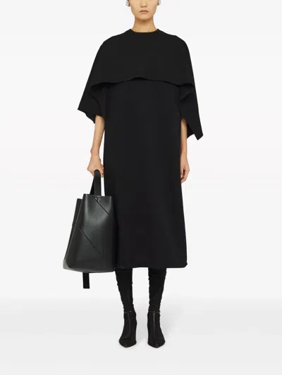 Jil Sander Women Basic Dress In 001 Black