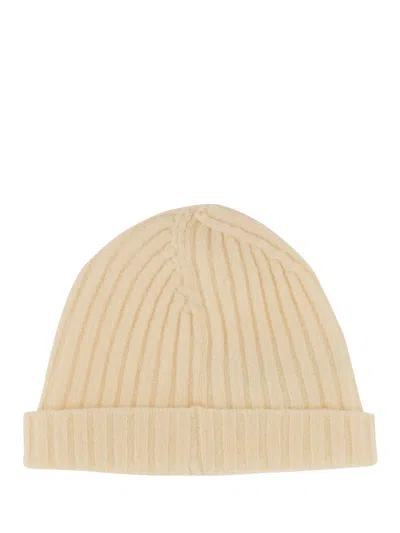 Jil Sander Women Beanie Hat In White