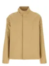 Jil Sander Beige Cotton Blend Jacket