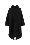 Jil Sander Women Black Cotton Parka