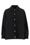 Jil Sander Women Black Cotton Windbreaker