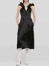 Jil Sander Satin Midi Dress