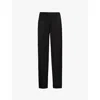 Jil Sander Black Wide-leg Trousers In Black