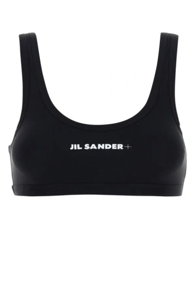 Jil Sander Women Black Stretch Nylon Bra