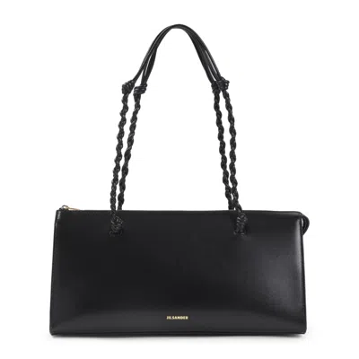 Jil Sander Black Tangle Tent Shoulder Bag