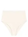 Jil Sander Bikini Briefs With Logo In Ivory