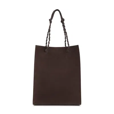 Jil Sander Women Brown Tangle Large Tote