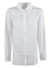 Jil Sander Women's Button-down Cotton Shirt In White