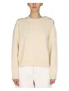 Jil Sander Buttons Shirt In Beige