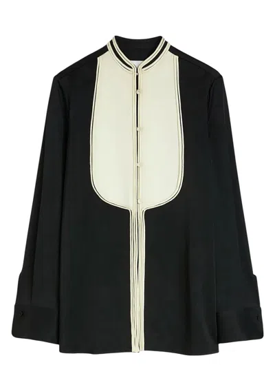 JIL SANDER WOMEN'S CAMISA LARGA PECHERA CONTRASTE SHIRT