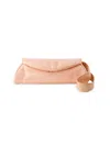 Jil Sander Cannolo Grande Shoulder Bag In Rose-pink Leather In Pink