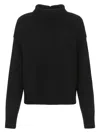 Jil Sander Black Cashmere Blend Oversize Sweater
