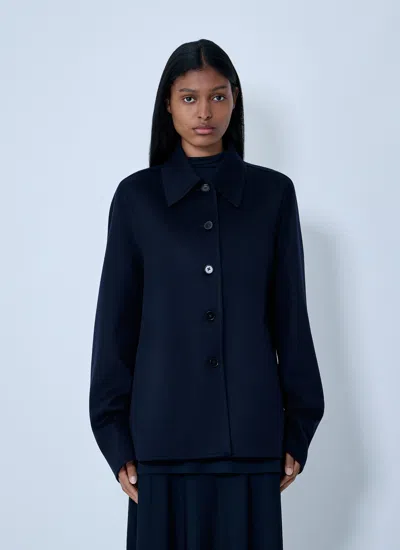 Jil Sander Women Cashmere Jacket In Blue