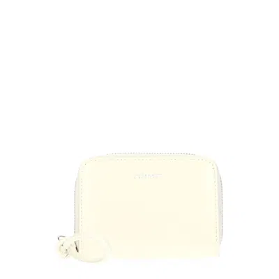 Jil Sander Women Coin Pocket Leather Beige/milk In Neutral