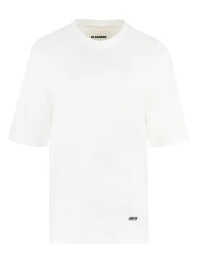 Jil Sander Women's Cotton Crew-neck T-shirt In White