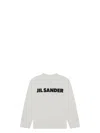 Jil Sander White Logo-print Blouse In White