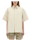 Jil Sander Women Heavy Cotton Shirt In White