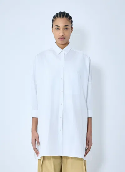 Jil Sander Women Cotton Sunday Shirt In Blue