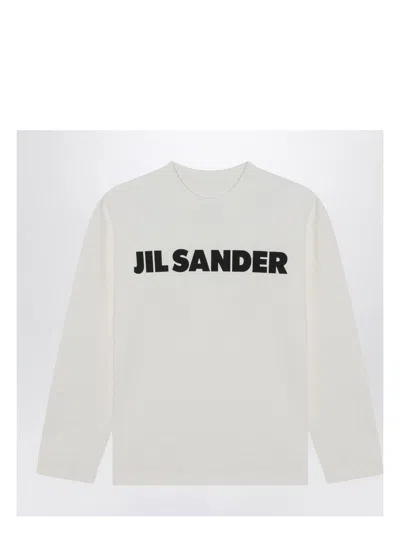 JIL SANDER WOMEN'S COTTON T-SHIRT WITH LOGO