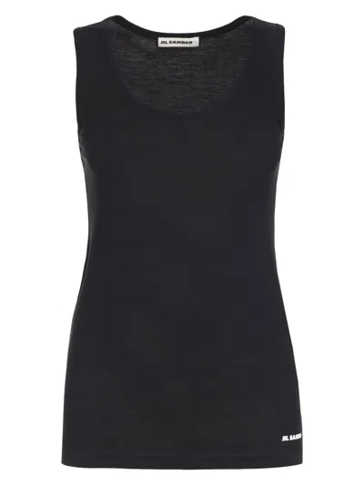 JIL SANDER WOMEN'S COTTON TANK TOP