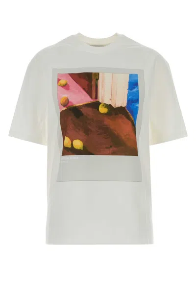Jil Sander Cotton T-shirt In Black