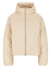 Jil Sander Cream Nylon Blend Down Jacket