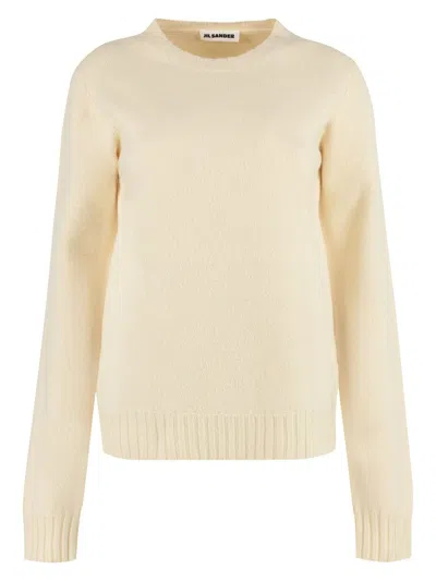 JIL SANDER WOMEN'S CREW-NECK WOOL SWEATER