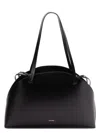 Jil Sander Women's Bolso Curvo Negro | J07zh0054p7100001