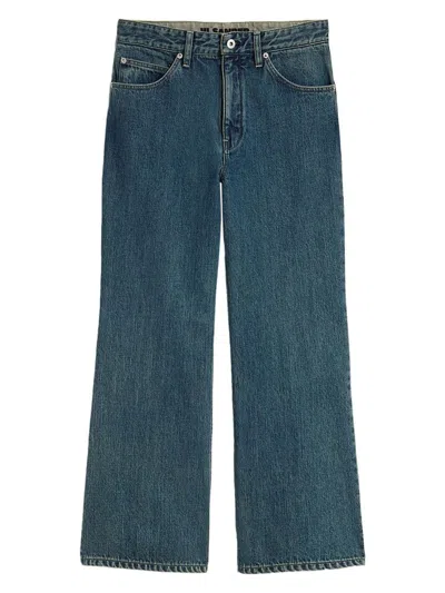 JIL SANDER WOMEN'S DENIM WIDE-LEG JEANS