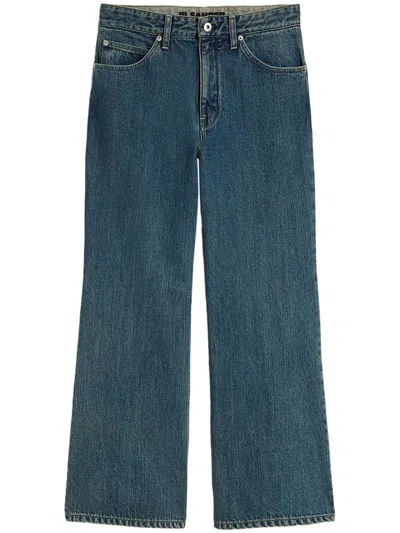 Jil Sander Women Denim Wide-leg Jeans In Blue