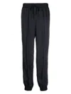 Jil Sander Wool-gabardine Tapered Track Pants In 401