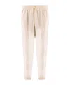 Jil Sander Drawstring Tapered Trousers In Multicolor