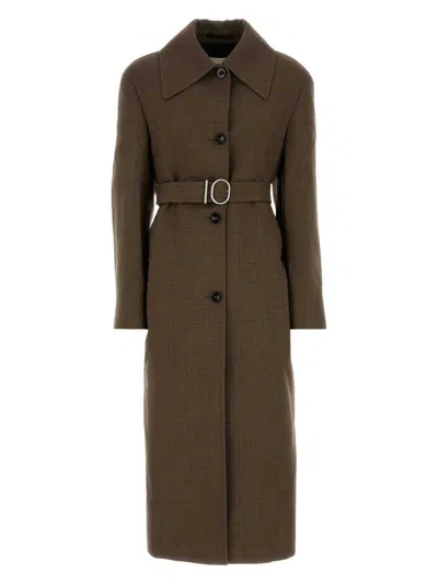 Jil Sander Women's Embroidered Wool Blend Coat