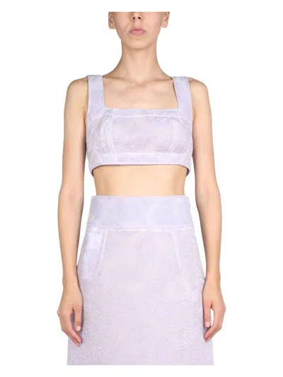 JIL SANDER WOMEN'S EMBROIDERY TOP