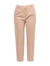 Jil Sander Women Enea Fleece Wool Pants In Neutral