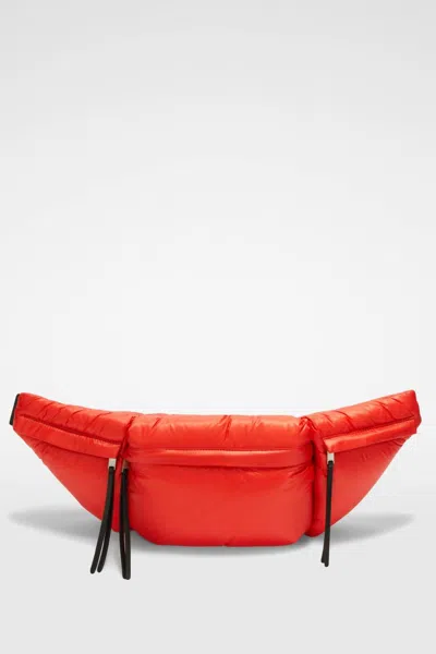 Jil Sander Women's Fibres Clutch Bag In Poppy In Red