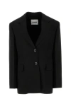 Jil Sander Single-breasted Blazer With Notch Lapel In Multicolor