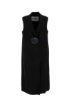 Jil Sander Button-fastening Tailored Crepe Gilet In Multicolor
