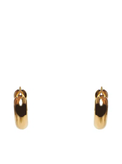 Jil Sander Women Gold Classic Hoop Earrings